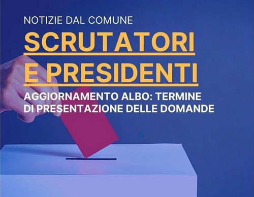 Aggiornamento Albo Scrutatori